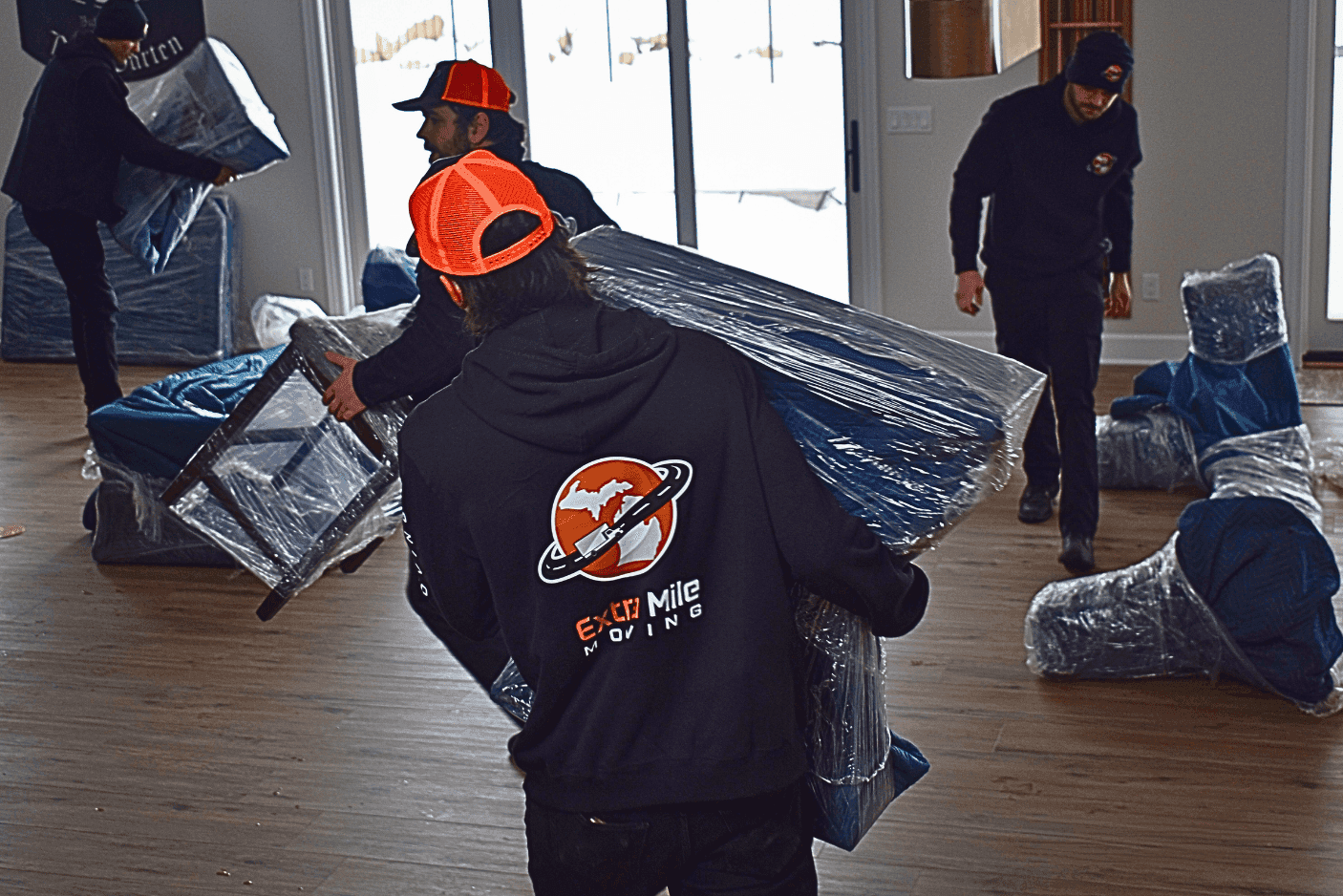 Room-by-room placement during POD unloading